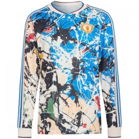 Goedkope Manchester United Stone Roses Shirt 2025-26 Speciale Editie Lange Mouw
