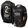 Goedkope Paris Saint Germain Hakimi 2 Night Edition Shirt 2025-26 Lange Mouw