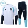 Goedkope Argentinië Kind Trainings Sweatshirt Kwart-Zip 2026-27 Witte