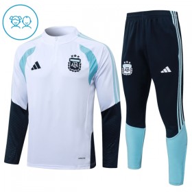 Goedkope Argentinië Kind Trainings Sweatshirt Kwart-Zip 2026-27 Witte