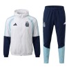 Goedkope Argentinië Trainingsjack Capuchon 2026-27 Witte Goedkope Argentinië Trainingsjack Capuchon 2026-27 Witte