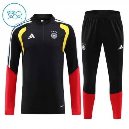 Goedkope Duitsland Kind Trainings Sweatshirt Kwart-Zip 2026-27 Zwarte Goedkope Duitsland Kind Trainings Sweatshirt Kwart-Zip 2026-27 Zwarte