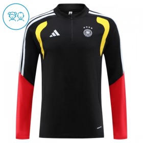Goedkope Duitsland Kind Trainings Sweatshirt Kwart-Zip 2026-27 Zwarte