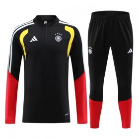 Goedkope Duitsland Trainings Sweatshirt Kwart-Zip 2026-27 Zwarte