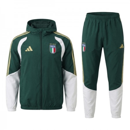 Goedkope Italië Trainingsjack Capuchon 2026-27 Groene