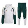 Goedkope Italië Trainingsjack Capuchon 2026-27 Witte Goedkope Italië Trainingsjack Capuchon 2026-27 Witte