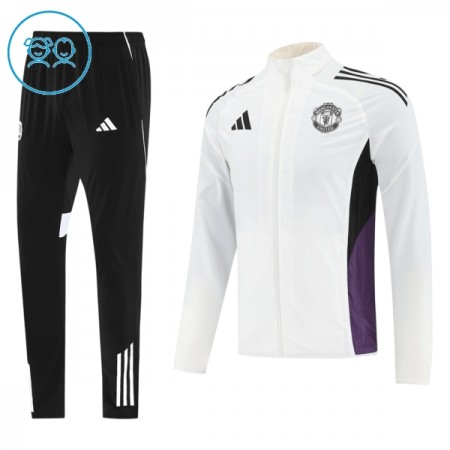 Goedkope Manchester United Kind Trainingsjack Pak 2025-26 Witte