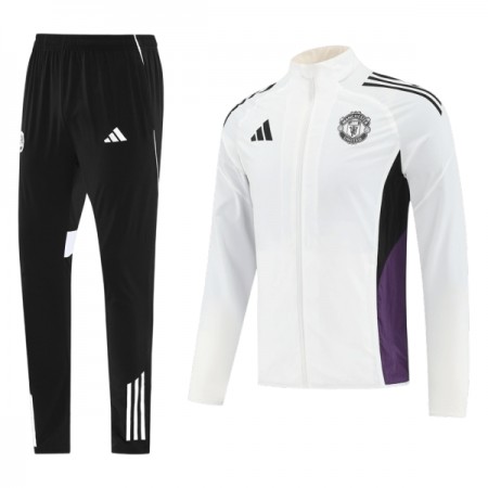 Goedkope Manchester United Trainingsjack Pak 2025-26 Witte Goedkope Manchester United Trainingsjack Pak 2025-26 Witte