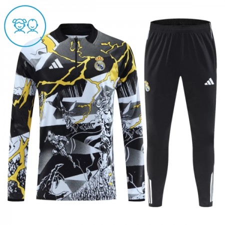 Goedkope Real Madrid Marvel Kind Trainings Sweatshirt Kwart-Zip 2026-27 Zwarte Goedkope Real Madrid Marvel Kind Trainings Sweatshirt Kwart-Zip 2026-27 Zwarte
