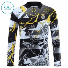 Goedkope Real Madrid Marvel Kind Trainings Sweatshirt Kwart-Zip 2026-27 Zwarte