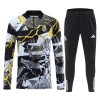 Goedkope Real Madrid Marvel Trainings Sweatshirt Kwart-Zip 2026-27 Zwarte