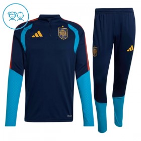 Goedkope Spanje Kind Trainings Sweatshirt Kwart-Zip 2026-27 Navy