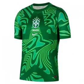 Goedkope Brazilië Doelman Thuisshirt World Cup 2026 Groene