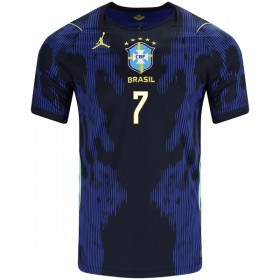Goedkope Brazilië Vini JR. 7 Uitshirt World Cup 2026