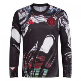 Goedkope Manchester United Pre-Match Shirt 2025-26 Lange Mouw