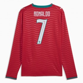 Goedkope Portugal Ronaldo 7 Thuisshirt World Cup 2026 Lange Mouw