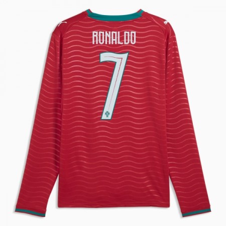 Goedkope Portugal Ronaldo 7 Thuisshirt World Cup 2026 Lange Mouw