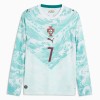 Goedkope Portugal Ronaldo 7 Uitshirt World Cup 2026 Lange Mouw