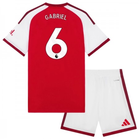Goedkope Arsenal Gabriel 6 Kids Thuistenue 2026-27