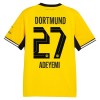 Goedkope Borussia Dortmund Adeyemi 27 Thuisshirt 2026-27 Goedkope Borussia Dortmund Adeyemi 27 Thuisshirt 2026-27