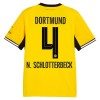 Goedkope Borussia Dortmund N. Schlotterbeck 4 Thuisshirt 2026-27