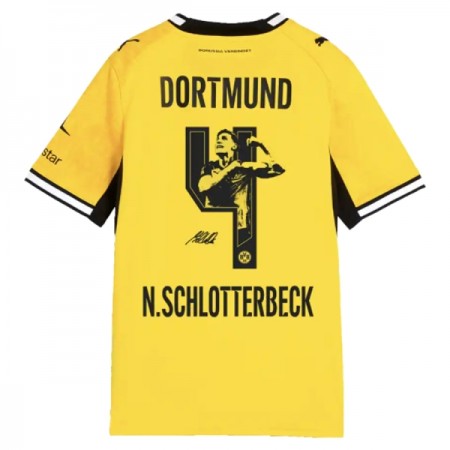 Goedkope Borussia Dortmund N. Schlotterbeck 4 Thuisshirt 2026-27 Speciale Editie Goedkope Borussia Dortmund N. Schlotterbeck 4 Thuisshirt 2026-27 Speciale Editie
