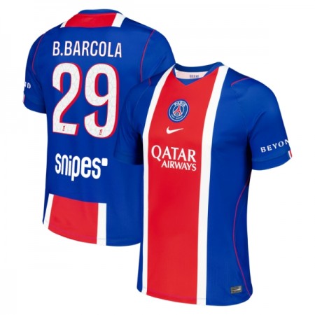 Goedkope Paris Saint Germain Bradley Barcola 29 Thuisshirt 2026-27