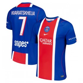 Goedkope Paris Saint Germain Kvaratskhelia 7 Thuisshirt 2026-27