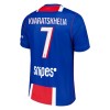 Goedkope Paris Saint Germain Kvaratskhelia 7 Thuisshirt 2026-27