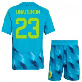 Goedkope Spanje Unai Simon 23 Doelman Kids Tenue World Cup 2026
