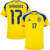 Goedkope Zweden Gyokeres 17 Thuisshirt World Cup 2026 Goedkope Zweden Gyokeres 17 Thuisshirt World Cup 2026