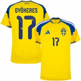 Goedkope Zweden Gyokeres 17 Thuisshirt World Cup 2026