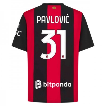Goedkope AC Milan Pavlovic 31 Thuisshirt 2026-27