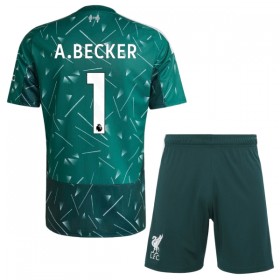 Goedkope Liverpool A. Becker 1 Doelman Kids Thuistenue 2026-27 Groene