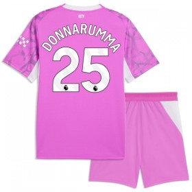 Goedkope Manchester City Donnarumma 25 Doelman Kids Uittenue 2026-27 Roze