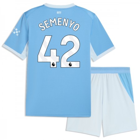 Goedkope Manchester City Semenyo 42 Kids Thuistenue 2026-27