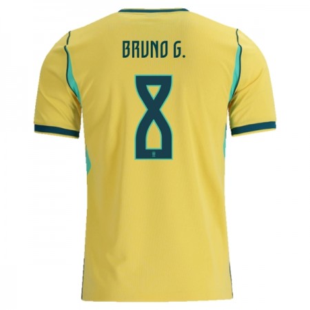 Goedkope Brazilië Bruno Guimaraes 8 Thuisshirt World Cup 2026 Goedkope Brazilië Bruno Guimaraes 8 Thuisshirt World Cup 2026