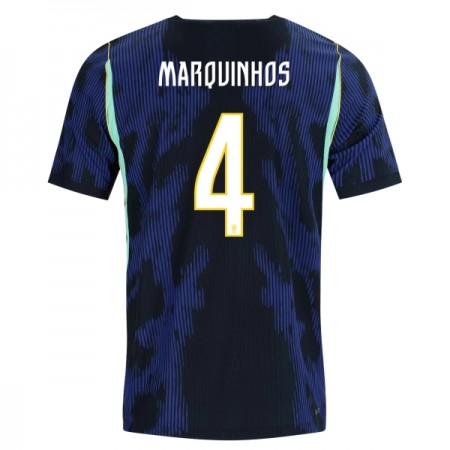 Goedkope Brazilië Marquinhos 4 Uitshirt World Cup 2026 Goedkope Brazilië Marquinhos 4 Uitshirt World Cup 2026
