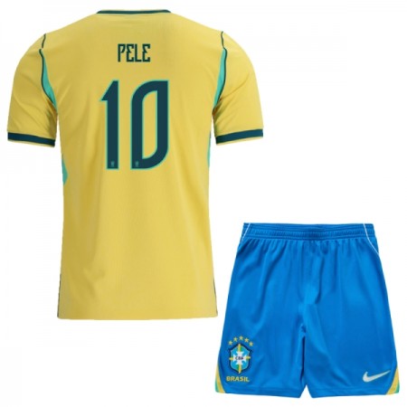 Goedkope Brazilië Pele 10 Kids Thuistenue World Cup 2026