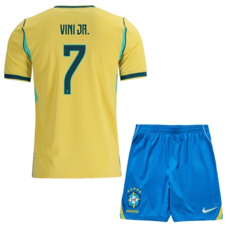 Goedkope Brazilië Vini JR. 7 Kids Thuistenue World Cup 2026