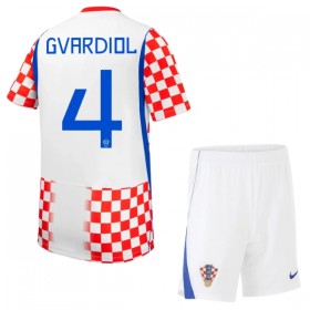Goedkope Kroatië Gvardiol 4 Kids Thuistenue World Cup 2026