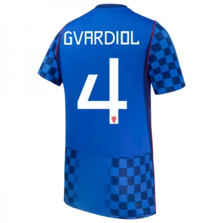 Goedkope Kroatië Gvardiol 4 Uitshirt World Cup 2026 Goedkope Kroatië Gvardiol 4 Uitshirt World Cup 2026