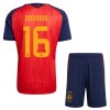 Goedkope Spanje 2 Stars Rodrigo 16 Kids Thuistenue World Cup 2026