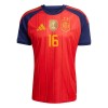 Goedkope Spanje 2 Stars Rodrigo 16 Thuisshirt World Cup 2026