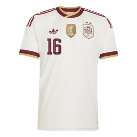 Goedkope Spanje 2 Stars Rodrigo 16 Uitshirt World Cup 2026