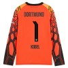 Goedkope Borussia Dortmund Kobel 1 Doelman Thuisshirt 2026-27 Oranje Lange Mouw