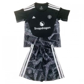 Goedkope Manchester United Doelman Kids Tenue 2026-27 Zwarte