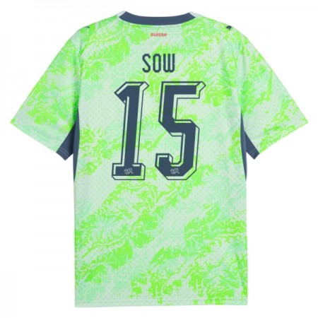 Goedkope Zwitserland Djibril Sow 15 Uitshirt World Cup 2026