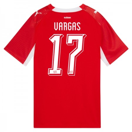 Goedkope Zwitserland Vargas 17 Thuisshirt World Cup 2026