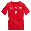 Goedkope Zwitserland Vargas 17 Thuisshirt World Cup 2026